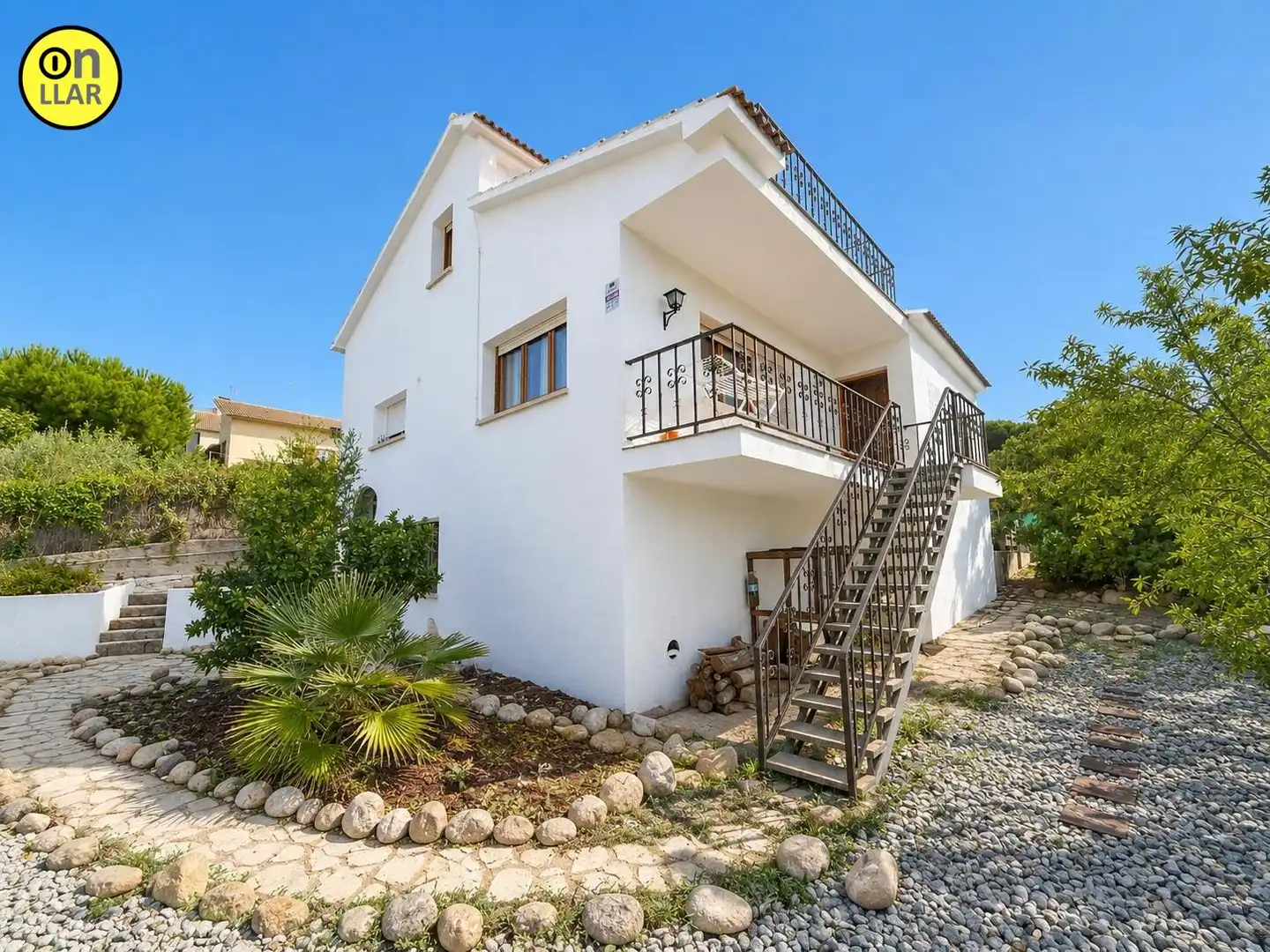 Vista exterior de Casa o chalet en venta en L'Ametlla del Vallès con Calefacción, Jardín privado y Terraza