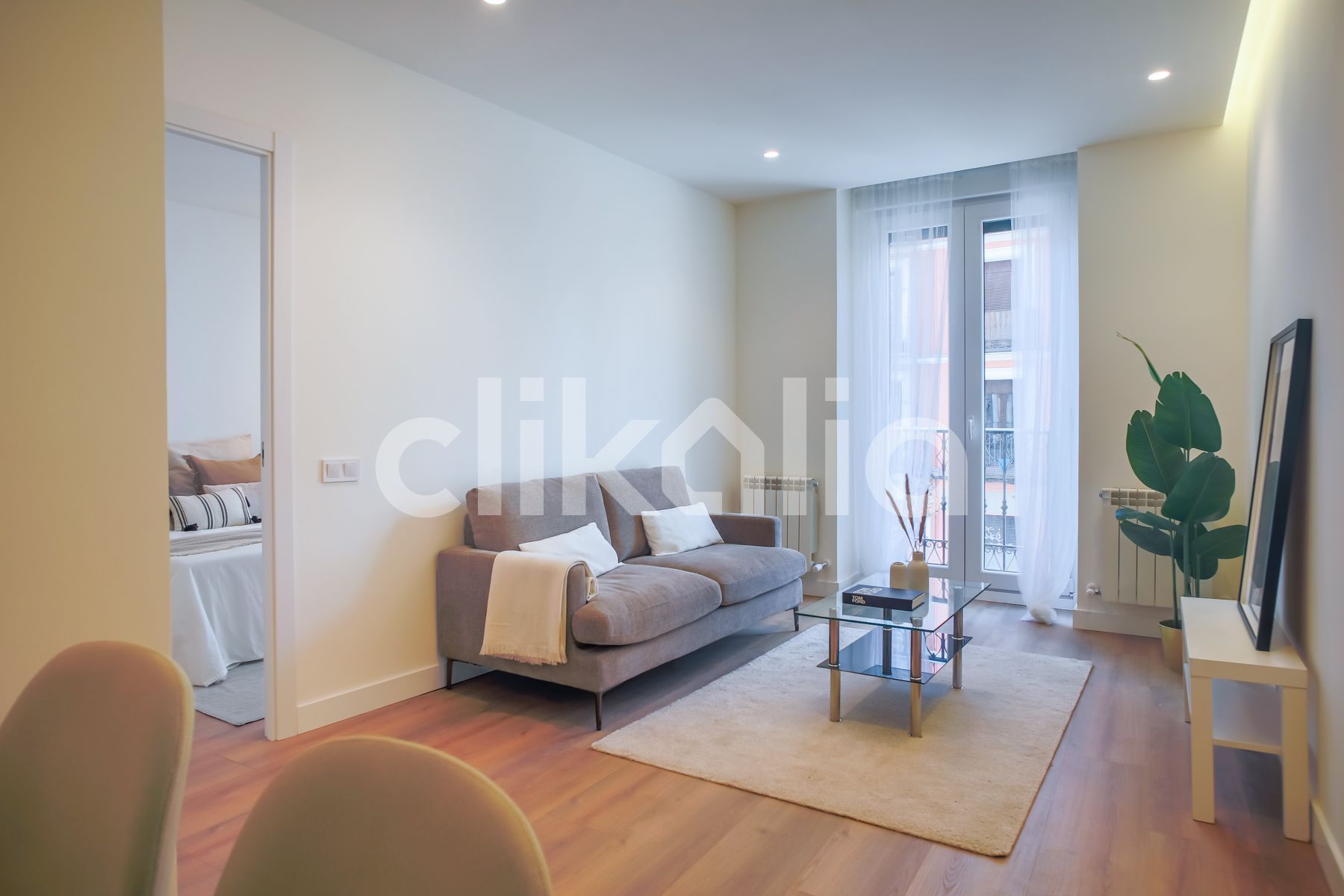 Sala de estar de Piso en venta en  Madrid Capital con Aire acondicionado, Calefacción y Terraza