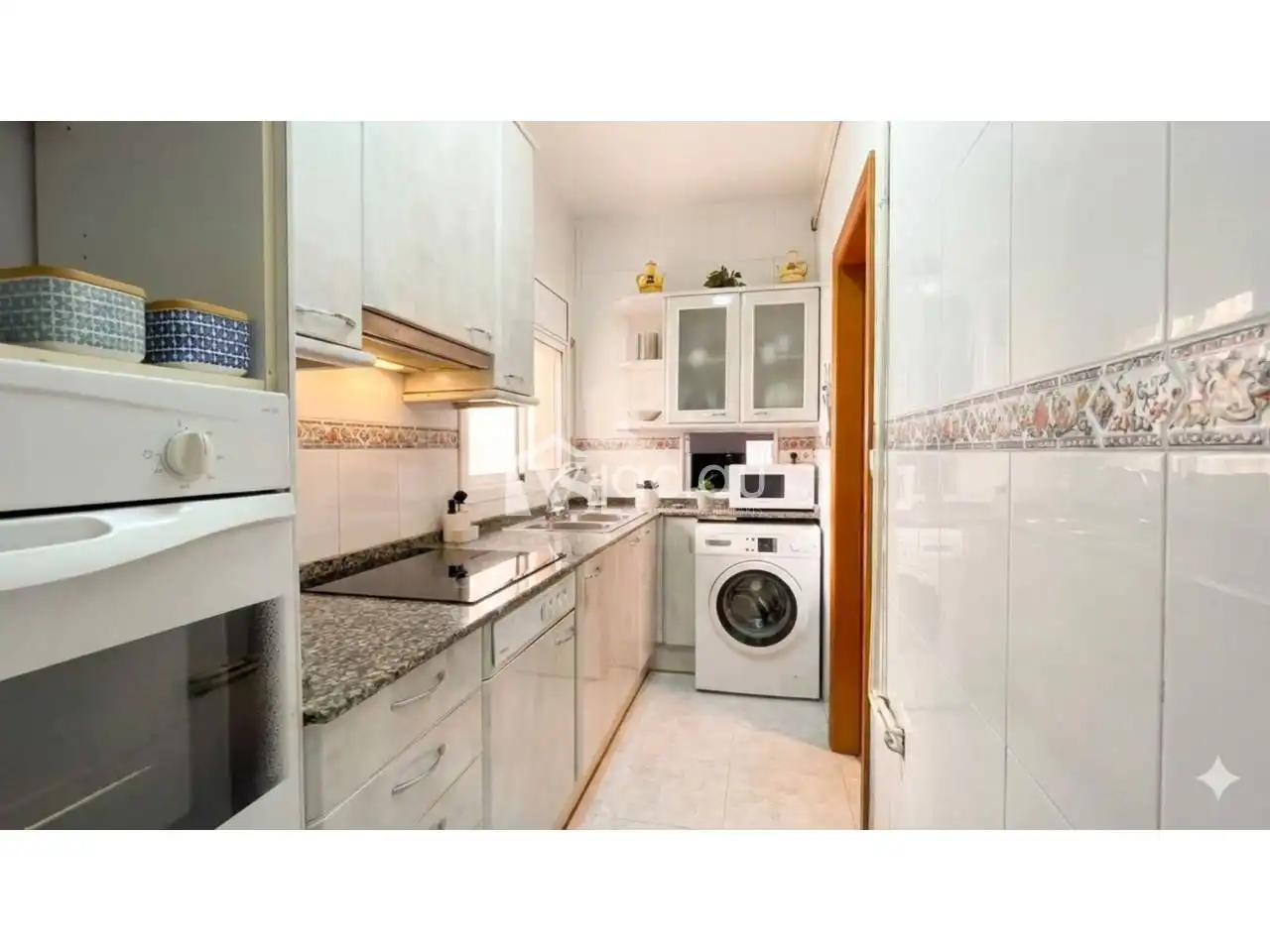 Cocina de Piso en venta en Olesa de Montserrat con Calefacción, Jardín privado y Terraza