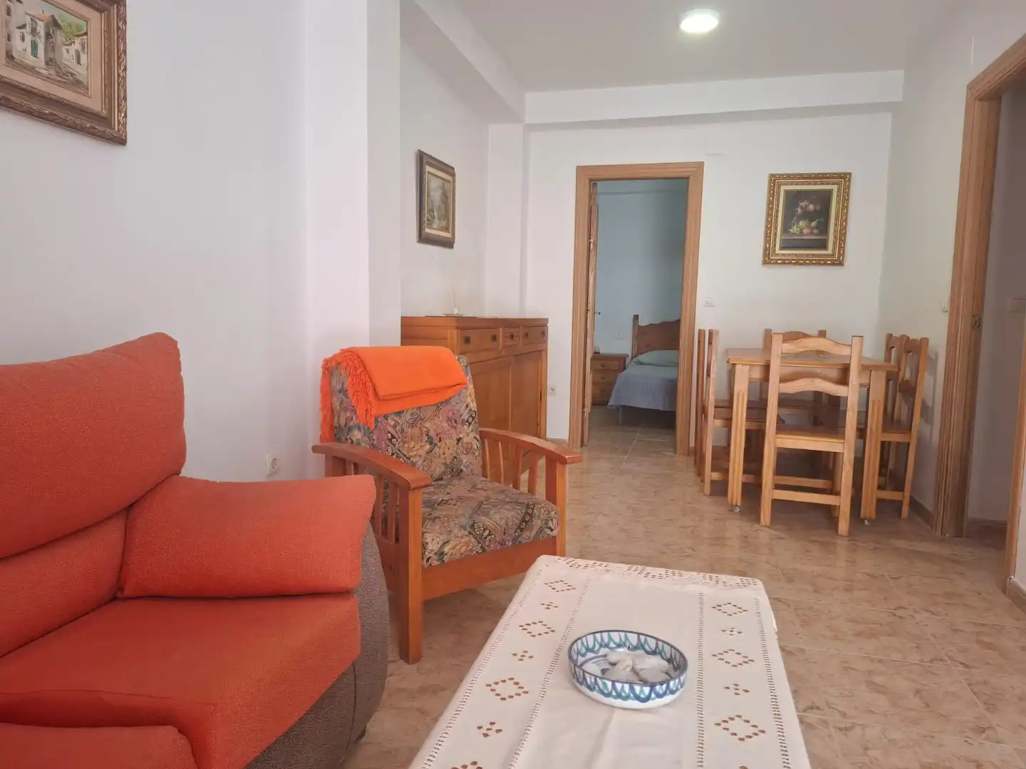 Living room of Flat for sale in Gualchos  with Furnished