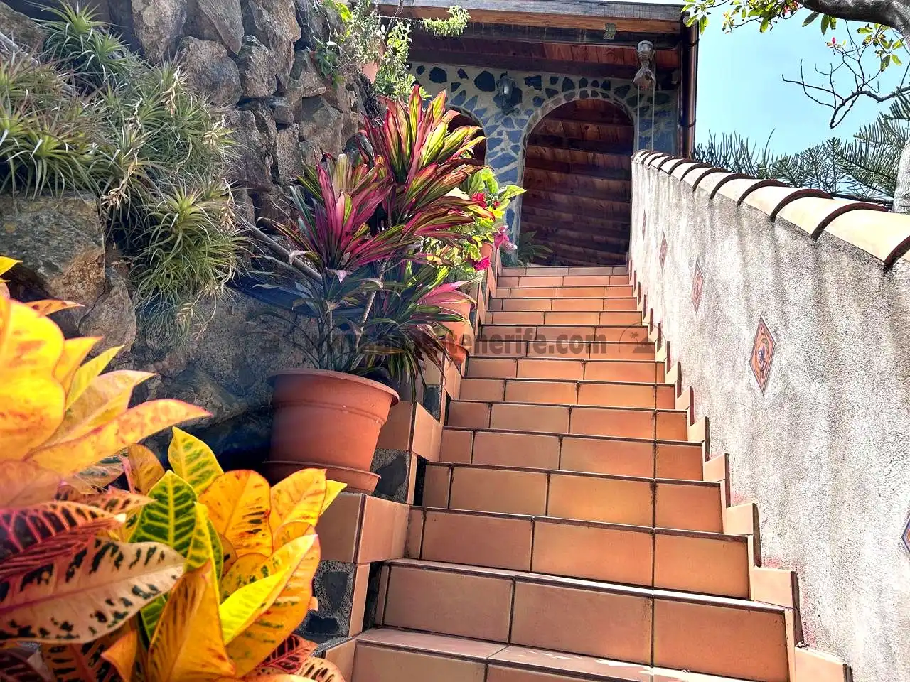 Vista exterior de Finca rústica en venta en Vallehermoso con Aire acondicionado, Calefacción y Jardín privado
