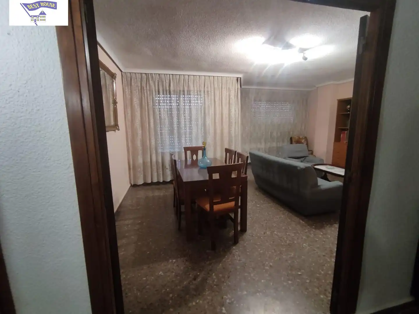 Living room of Flat for share in Albacete  with Balcony