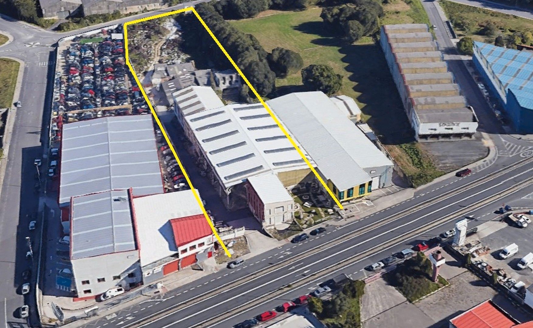 Exterior view of Industrial buildings for sale in Narón