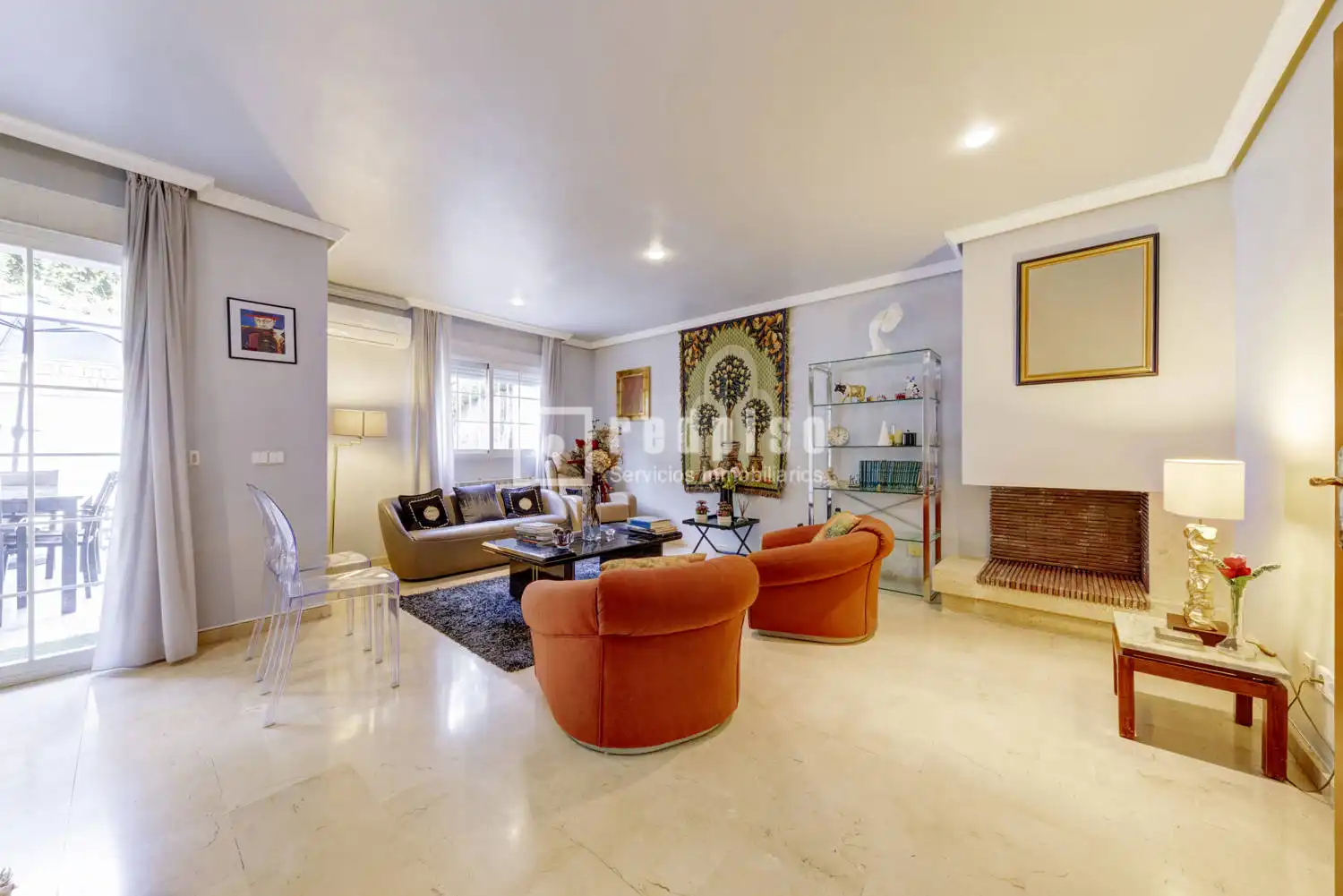 Sala de estar de Casa o chalet en venta en Las Rozas de Madrid con Jardín privado, Terraza y Trastero