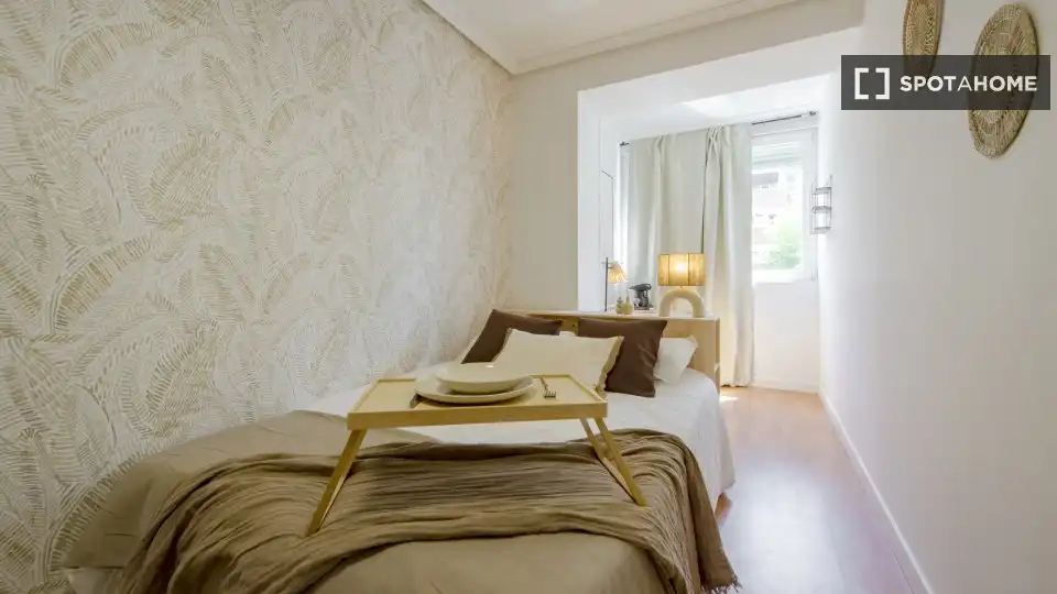 Habitación de Piso para compartir en Madrid con Aire acondicionado, Terraza y Amueblado