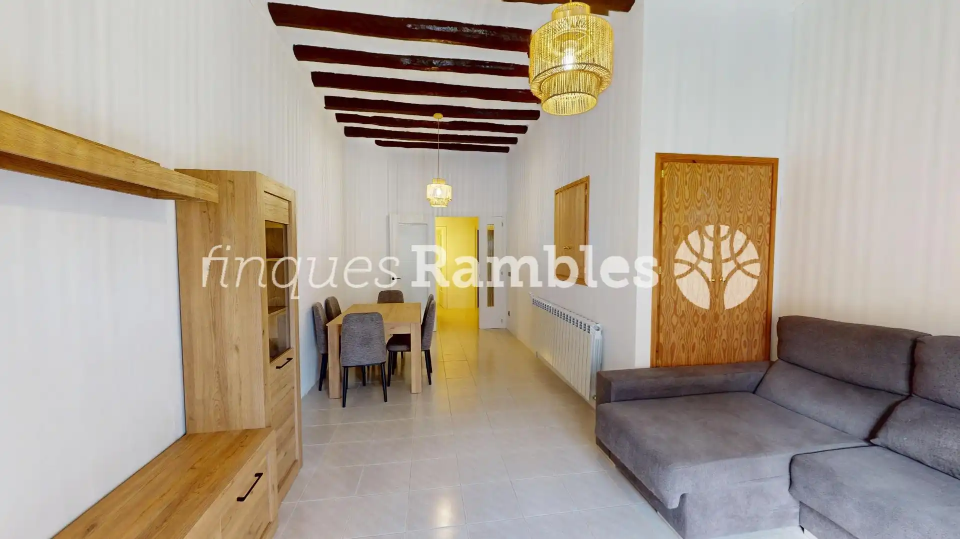 Sala de estar de Casa o chalet en venta en Santa Coloma de Queralt con Calefacción, Amueblado y Balcón