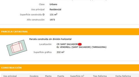 Foto 2 de Casa o xalet en venda a Carretera de Sant Salvador, 36, Sant Salvador, Tarragona