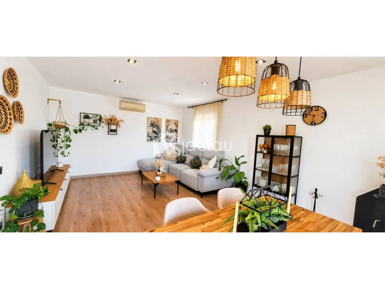 Sala d'estar de Casa o xalet en venda en Abrera amb Aire condicionat, Parquet i Terrassa