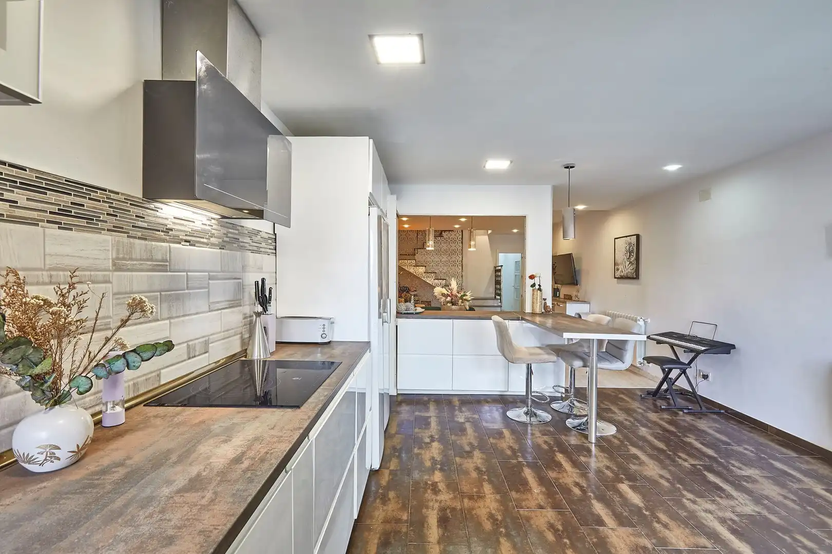 Cocina de Casa adosada en venta en Terrassa con Aire acondicionado, Calefacción y Parquet
