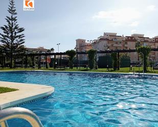 Swimming pool of Apartment for sale in Manilva  with Air Conditioner, Heating and Private garden