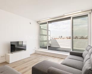 Living room of Apartment to rent in  Barcelona Capital  with Air Conditioner, Heating and Parquet flooring