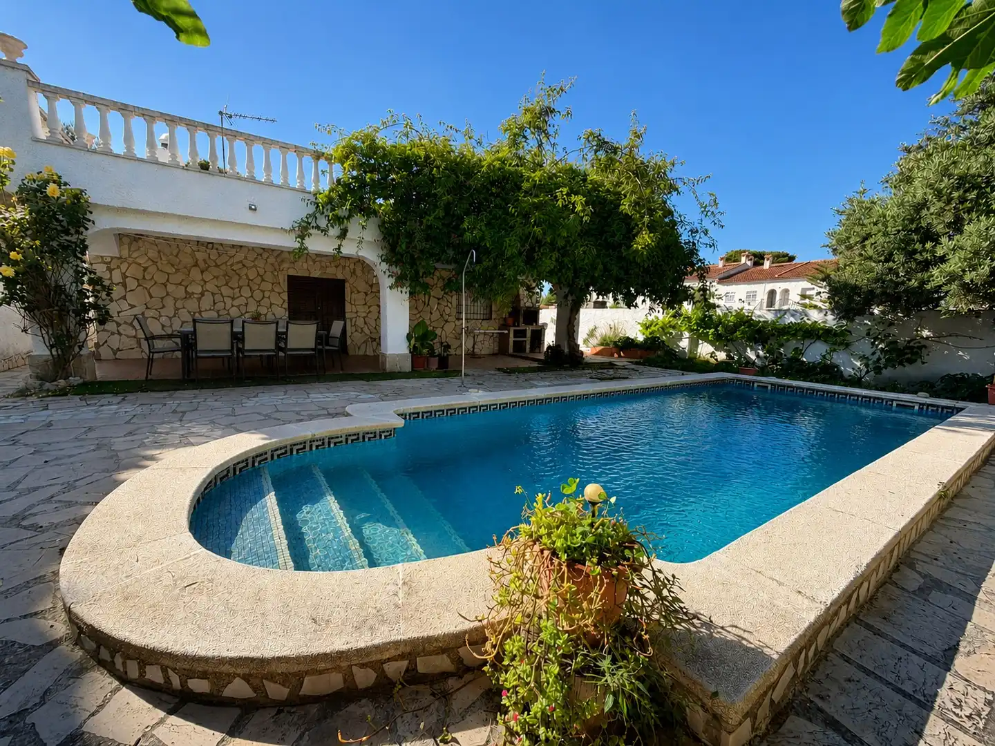 Swimming pool of Houses for rent in Mont-roig del Camp  with Heating, Private garden and Storage room