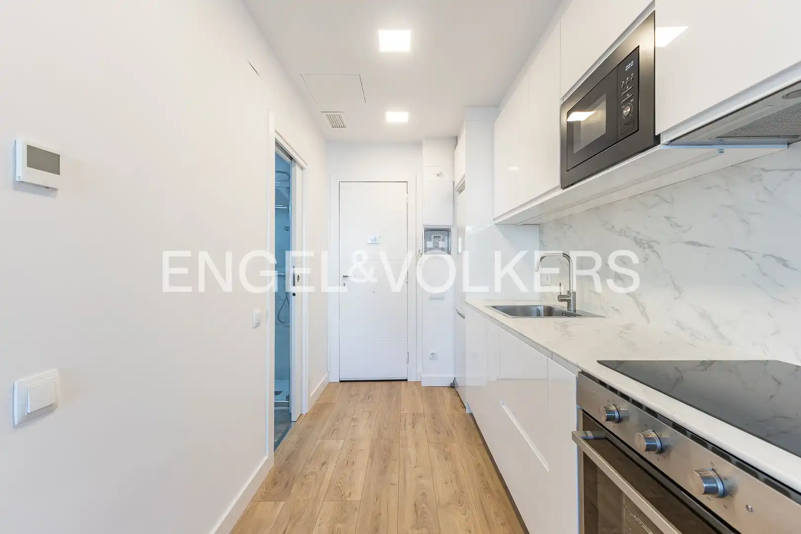 Cocina de Piso de alquiler en Barcelona con Aire acondicionado y Calefacción