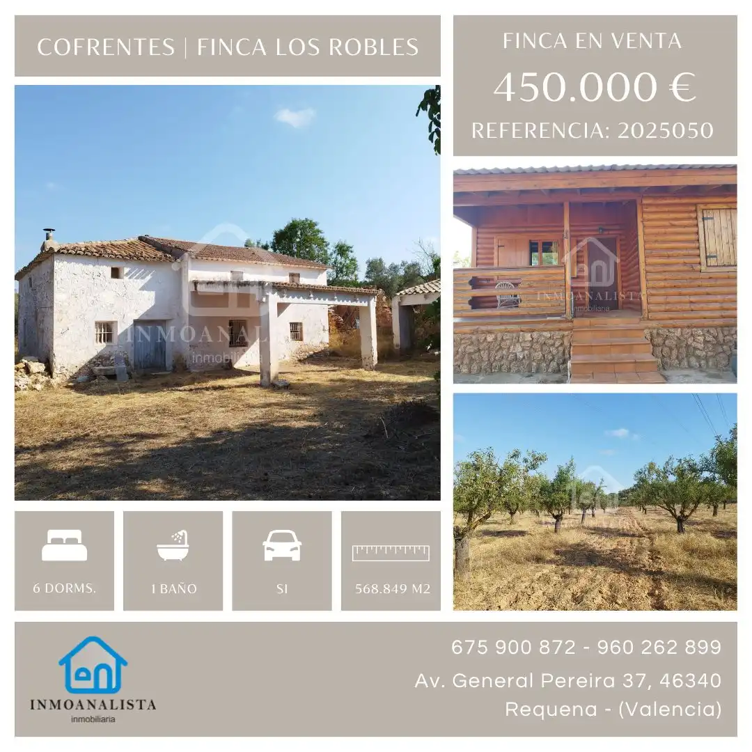 Rural land for sale in Cofrentes