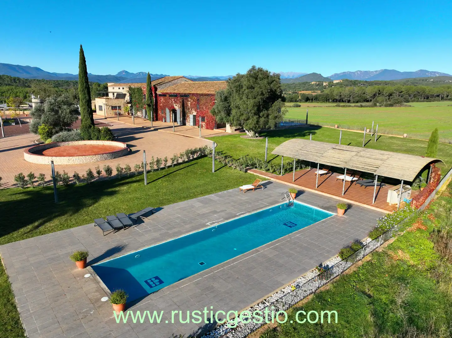 Garden of Country homes for sale in Terrades  with Air Conditioner, Heating and Private garden