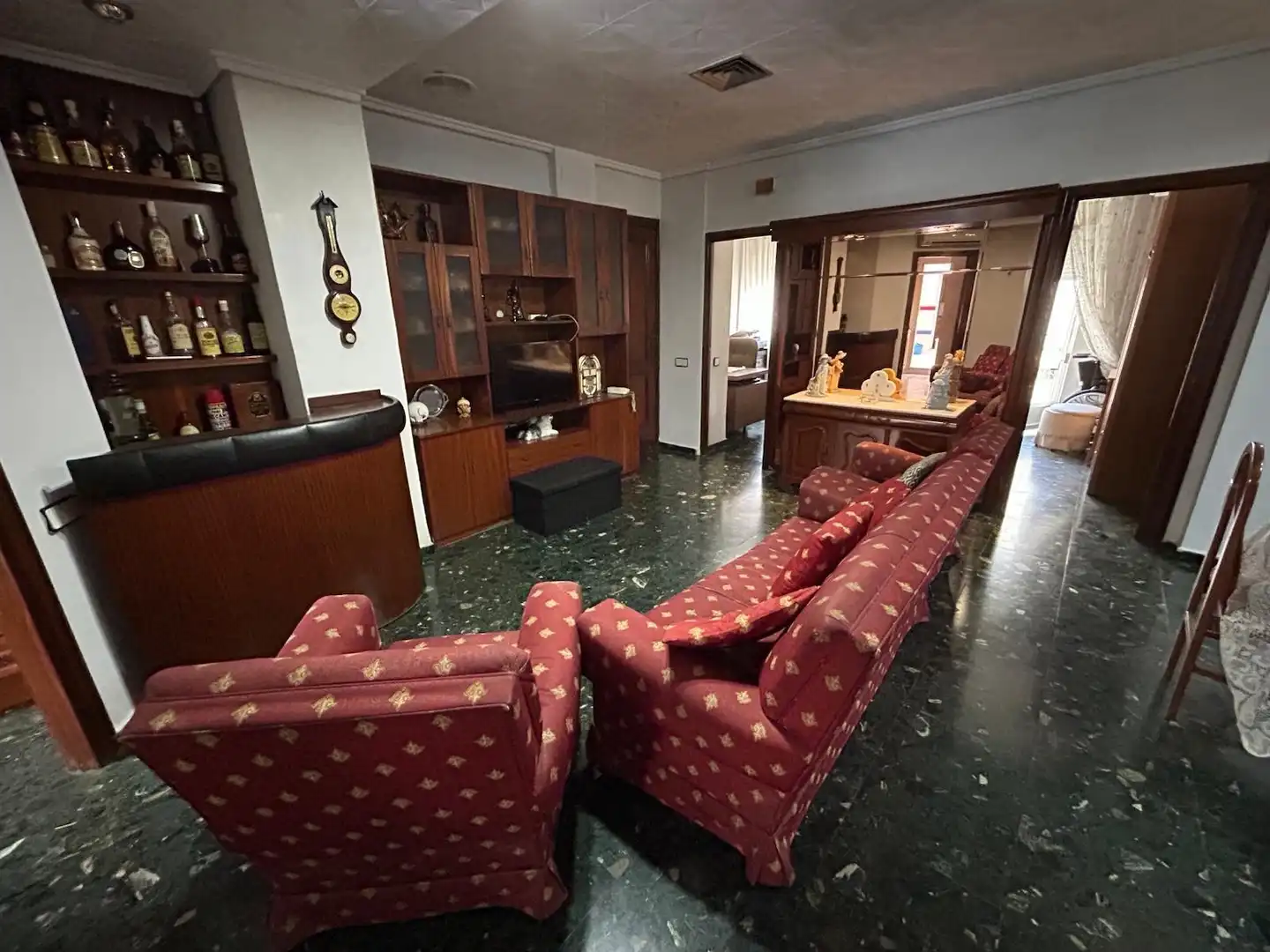 Living room of Flat for sale in Valencia  with Air Conditioner, Terrace and Balcony
