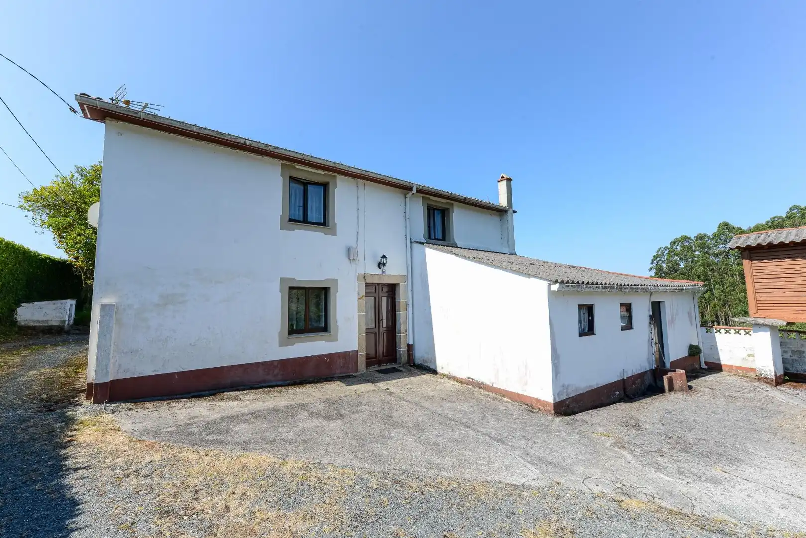 Vista exterior de Casa o chalet en venta en Miño con Calefacción, Trastero y Amueblado