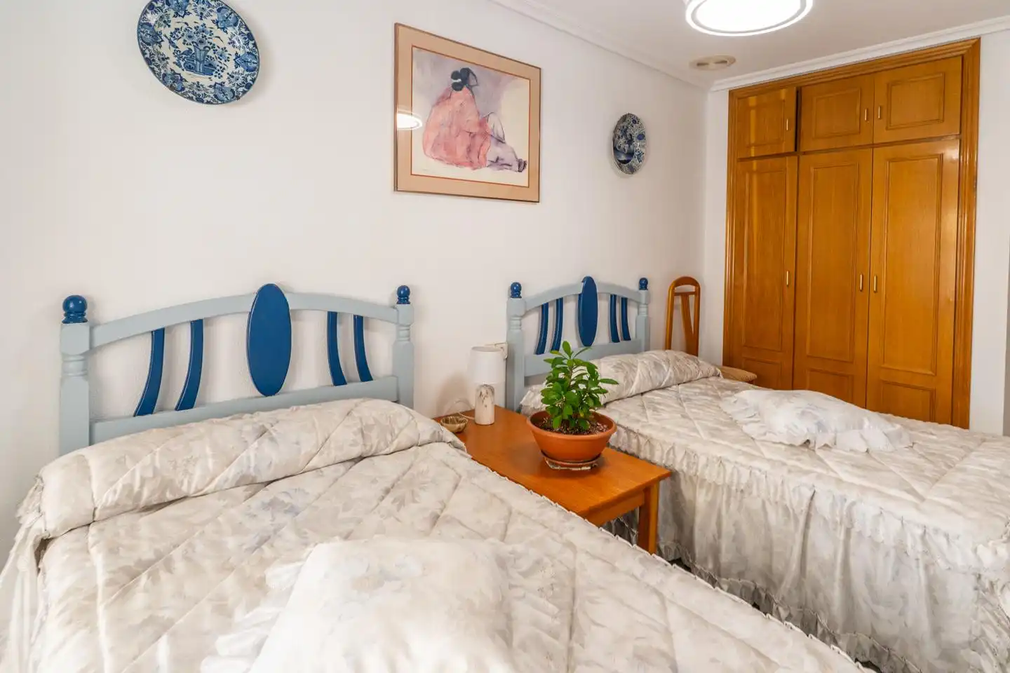 Bedroom of Flat for sale in Santa Pola  with Air Conditioner, Terrace and Furnished