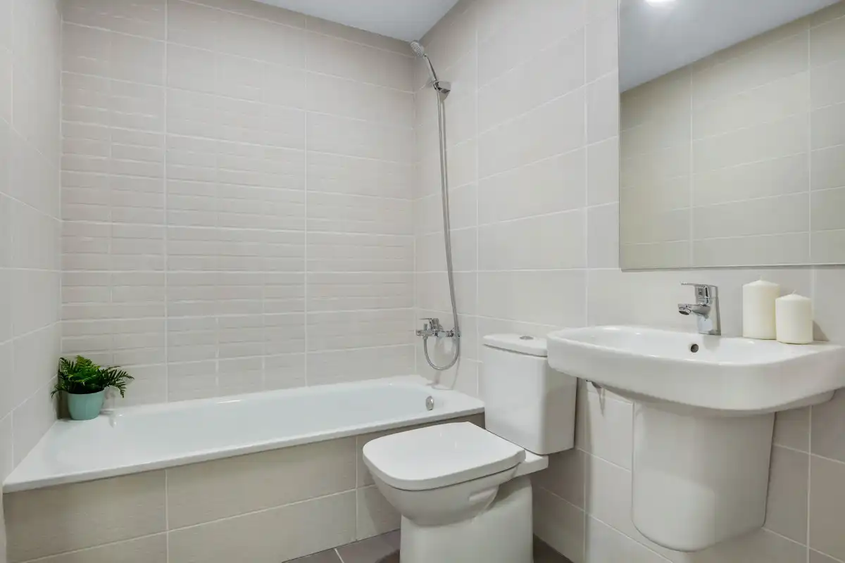 Baño de Apartamento en venta en Mijas con Terraza