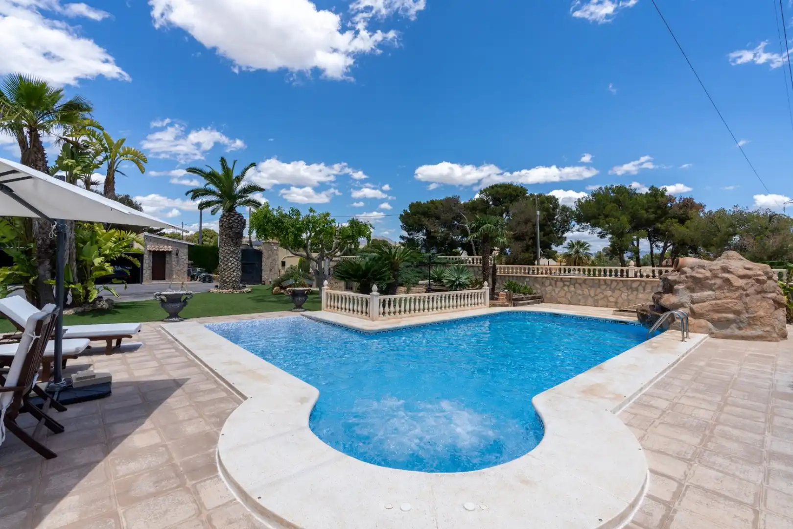 Piscina de Casa o chalet en venta en San Vicente del Raspeig / Sant Vicent del Raspeig con Aire acondicionado, Calefacción y Jardín privado