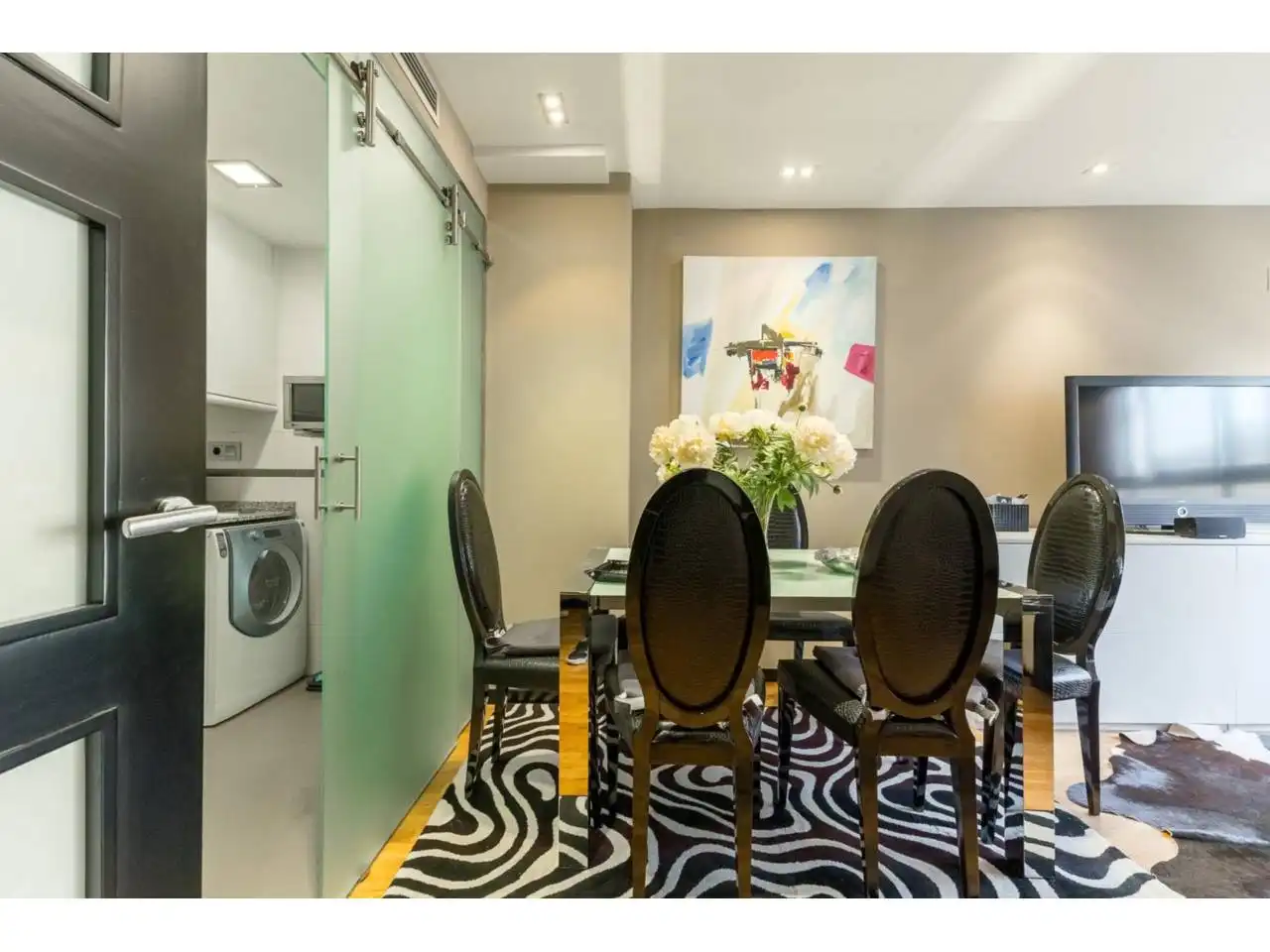 Esszimmer von Wohnung zum Verkauf in Valencia mit Klimaanlage, Heizung und Parkett