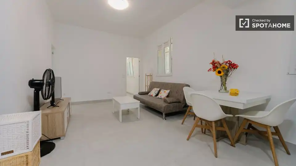 Sala de estar de Piso de alquiler en Valencia con Aire acondicionado, Calefacción y Amueblado