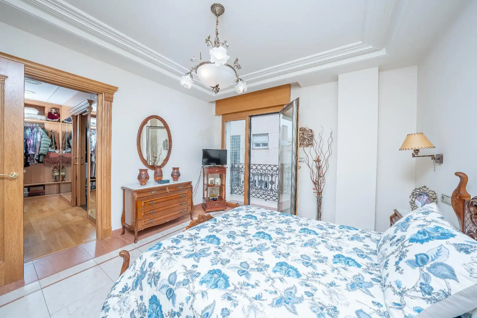 Schlafzimmer von Einfamilien-Reihenhaus zum Verkauf in Novelda mit Heizung, Terrasse und Balkon