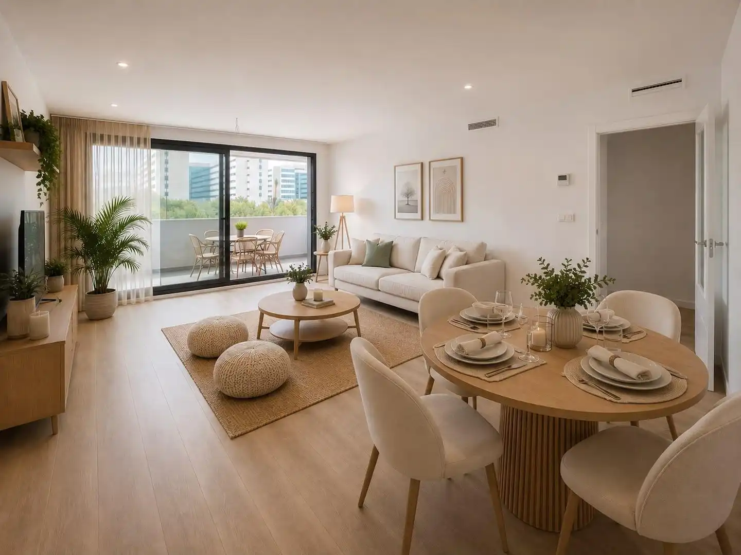 Living room of Flat for sale in Valencia  with Air Conditioner, Heating and Private garden