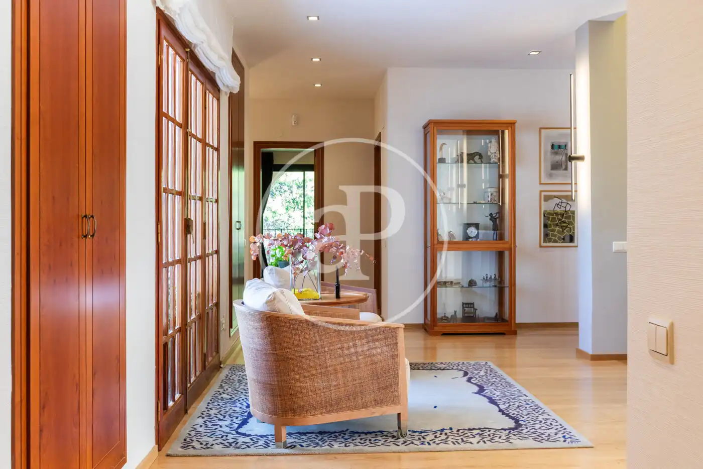 Sala d'estar de Casa o xalet en venda en Chiva amb Aire condicionat, Calefacció i Jardí privat