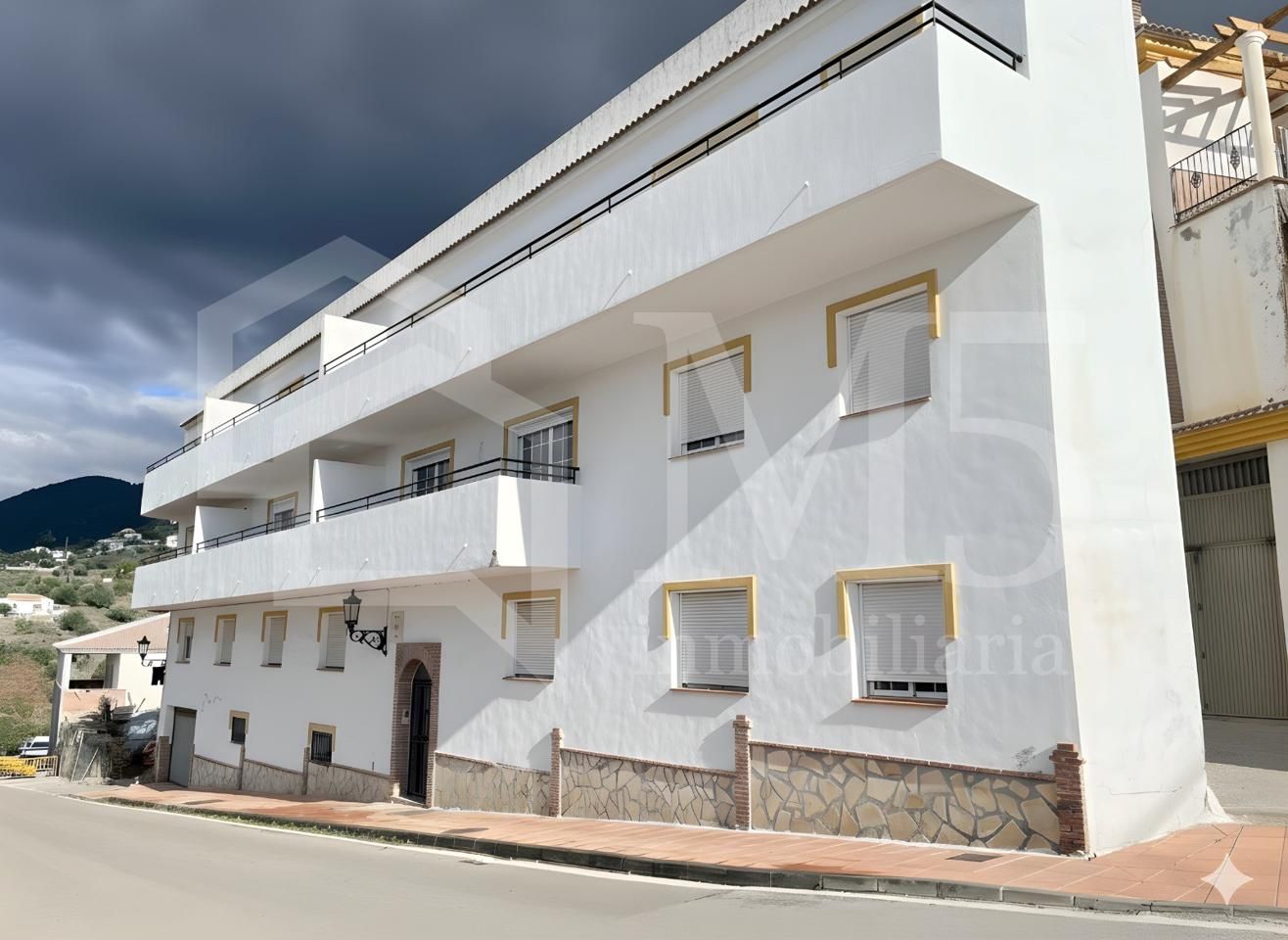 Vista exterior de Planta baja en venta en Alcaucín con Aire acondicionado, Terraza y Trastero