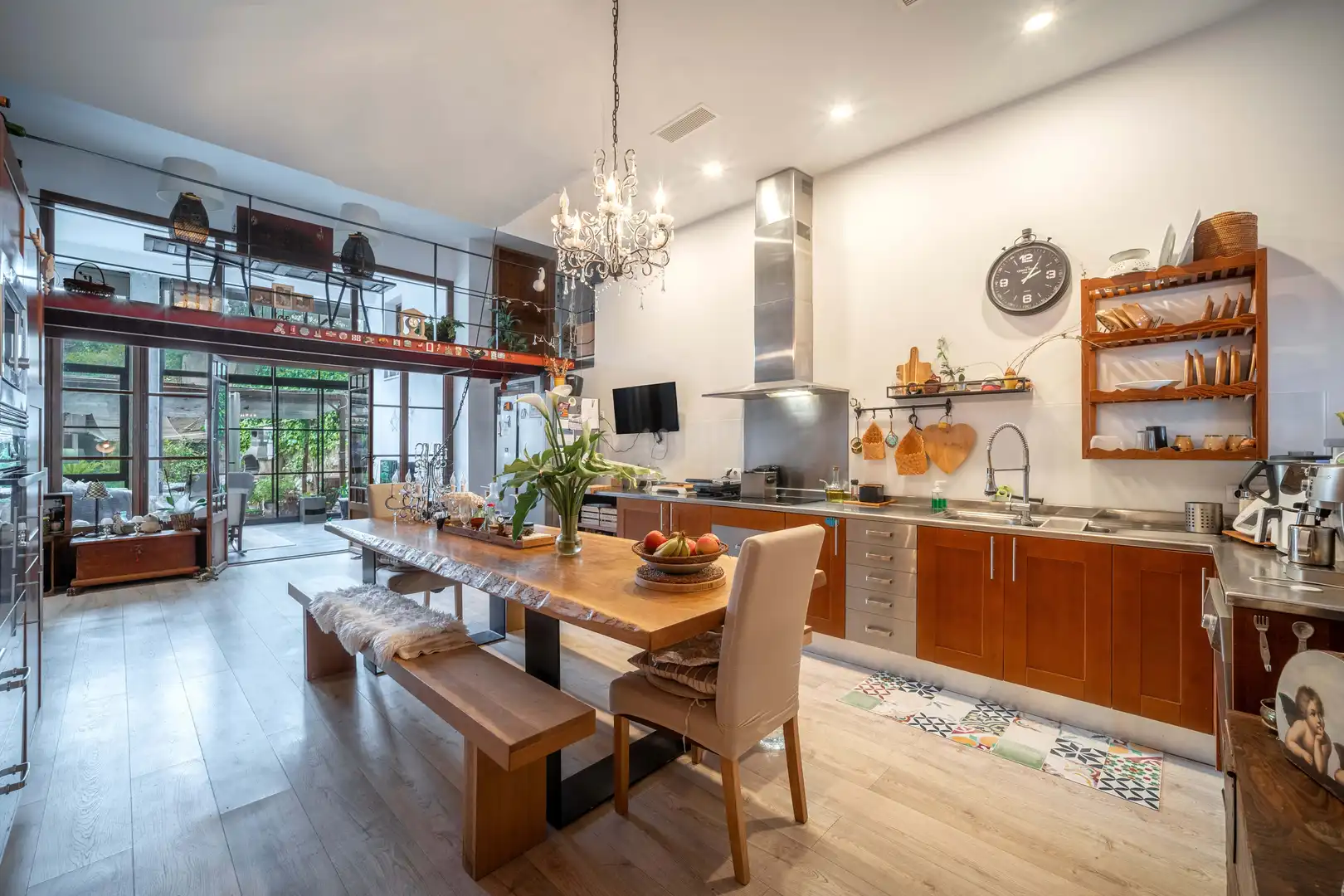 Küche von Wohnung zum Verkauf in Sineu mit Terrasse