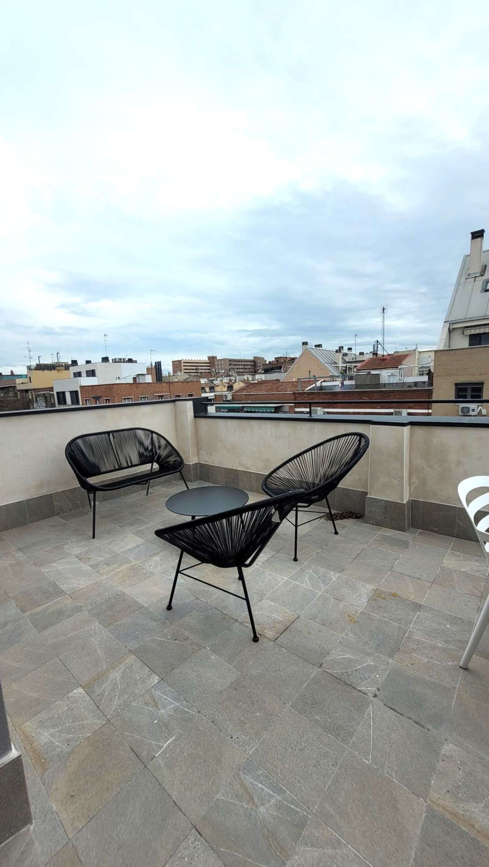 Terrace of Study to share in  Madrid Capital  with Air Conditioner, Heating and Terrace