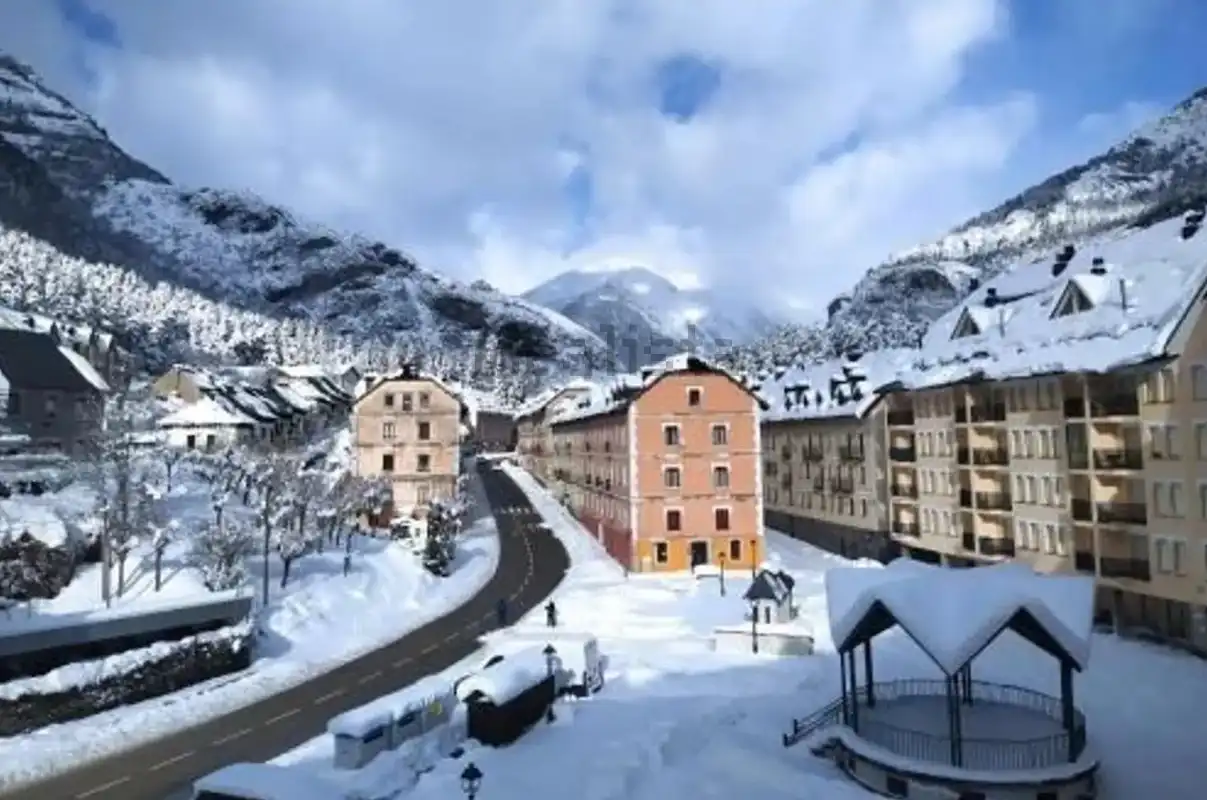 Exterior view of Apartments for sale in Canfranc  with Heating, Parquet flooring and Storage room