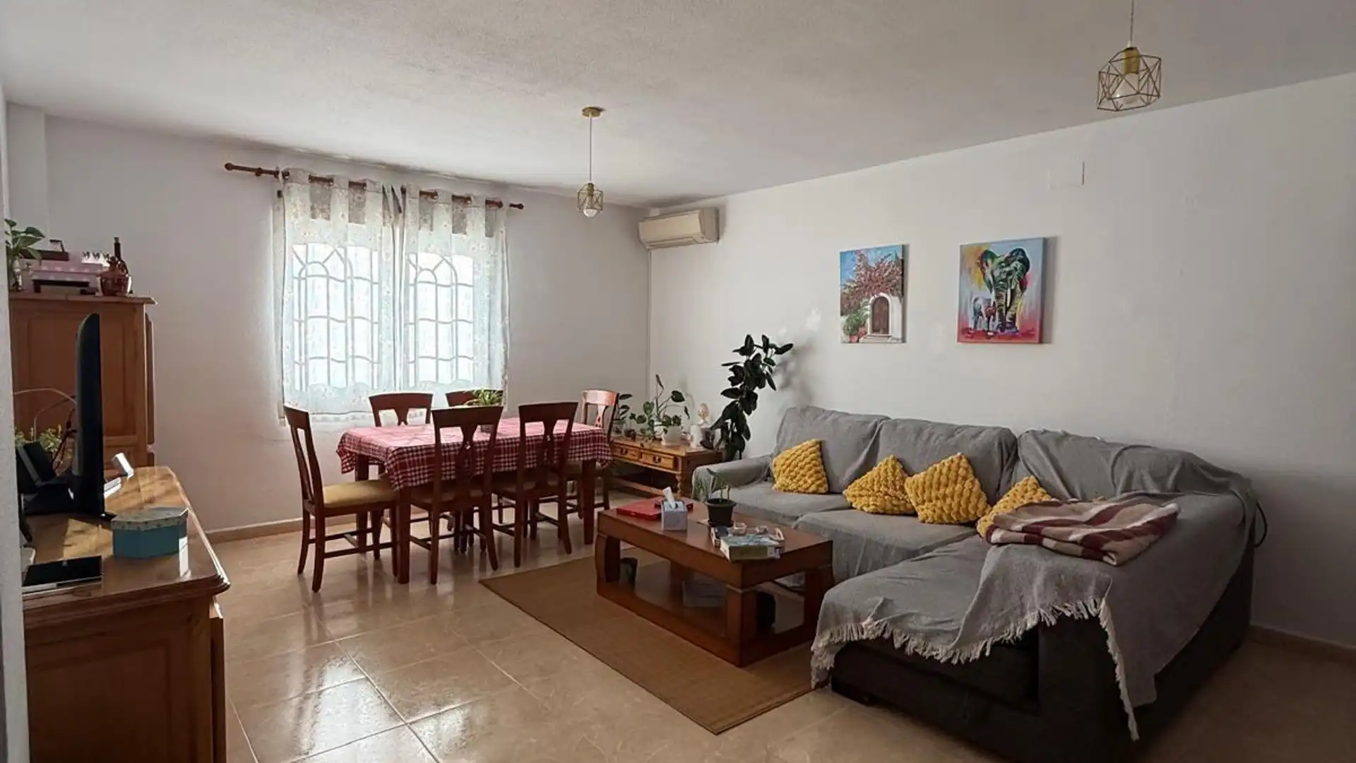 Living room of Flat for sale in Villaseca de la Sagra  with Air Conditioner and Private garden