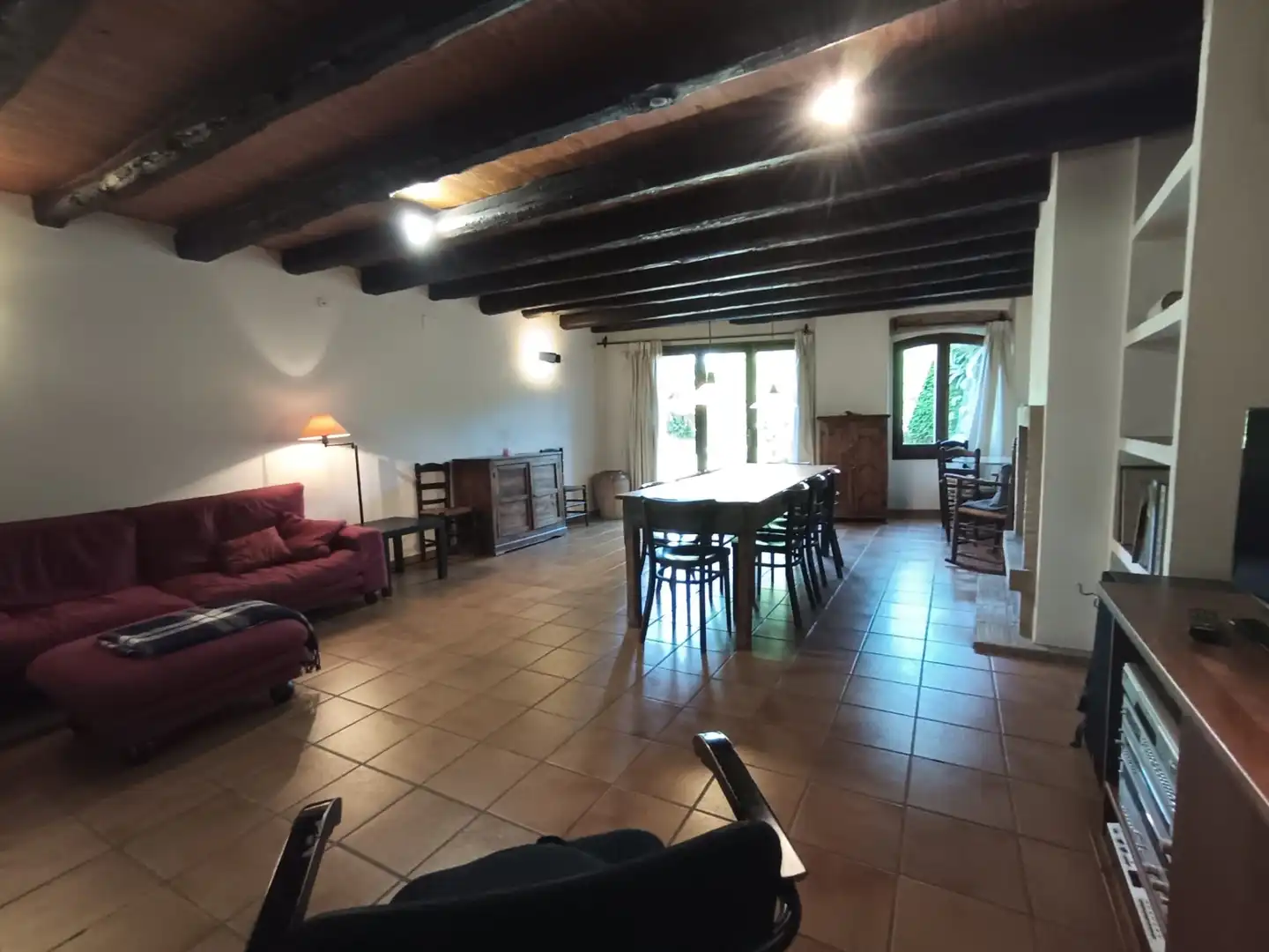 Sala de estar de Casa adosada en venta en Vilablareix con Calefacción, Terraza y Balcón