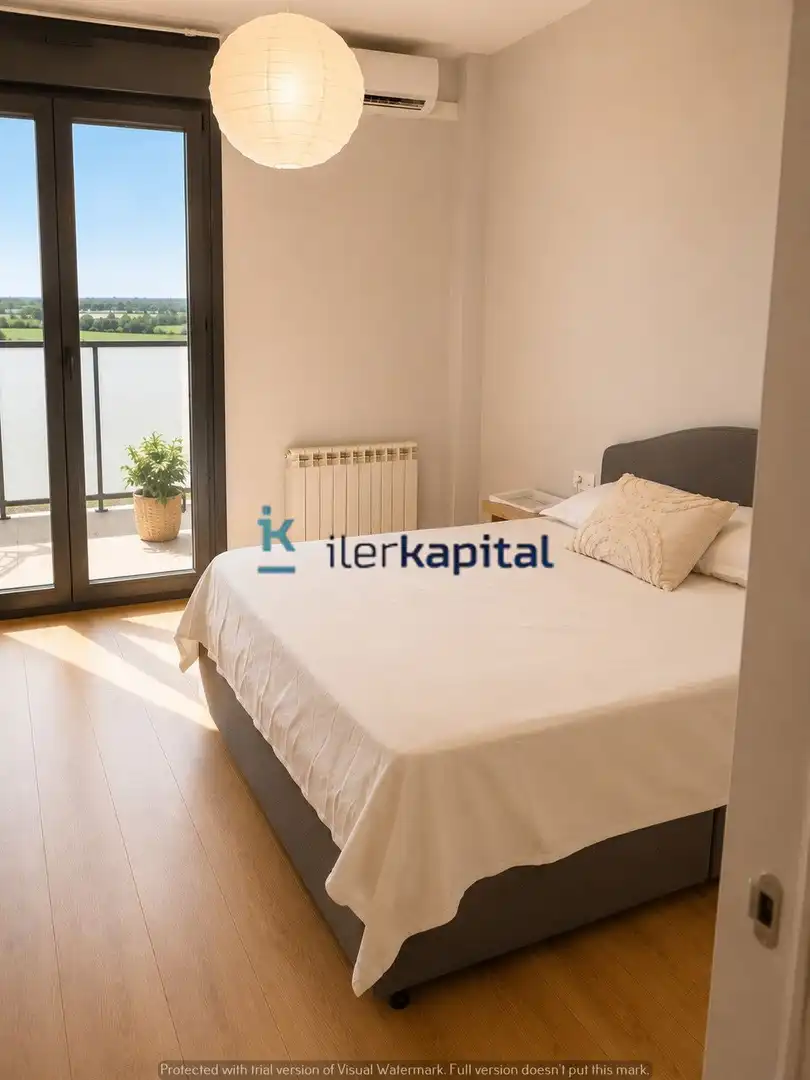 Schlafzimmer von Wohnung zum Verkauf in Lleida mit Klimaanlage, Heizung und Terrasse