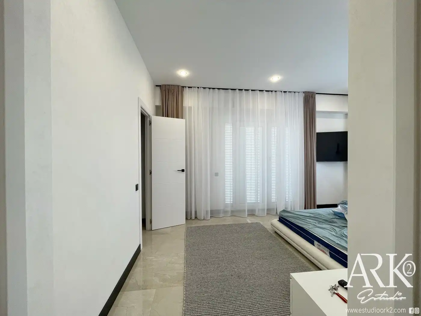 Schlafzimmer von Wohnungen zum Verkauf in Gandia mit Klimaanlage, Terrasse und Möbliert