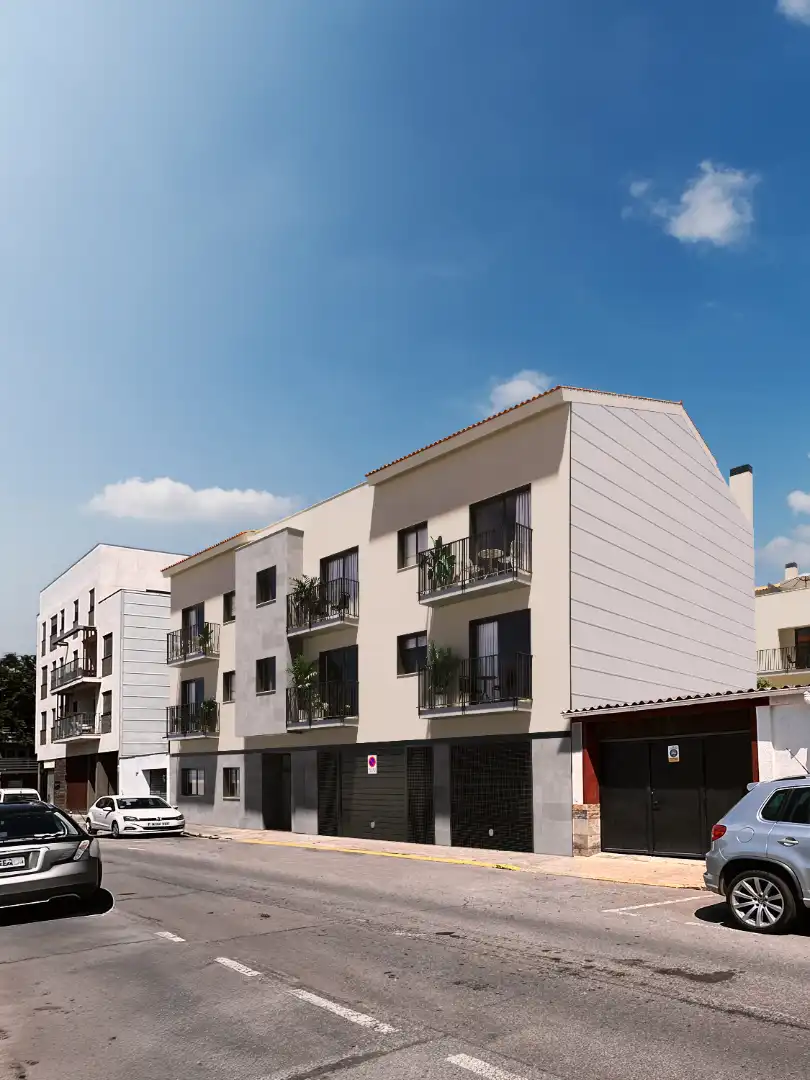 Vista exterior de Àtic en venda en Cardedeu amb Calefacció, Parquet i Terrassa