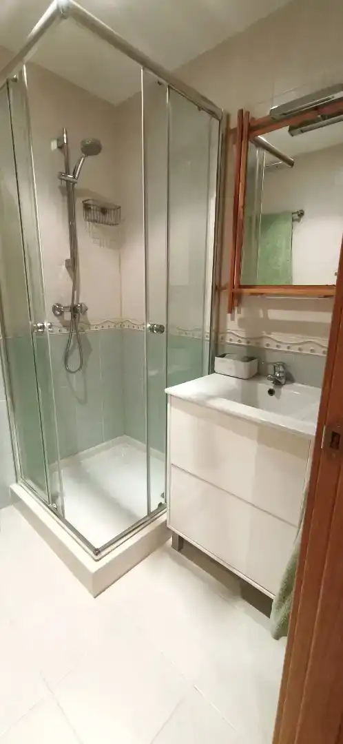 Bathroom of Flat for sale in Boqueixón  with Parquet flooring, Storage room and Furnished