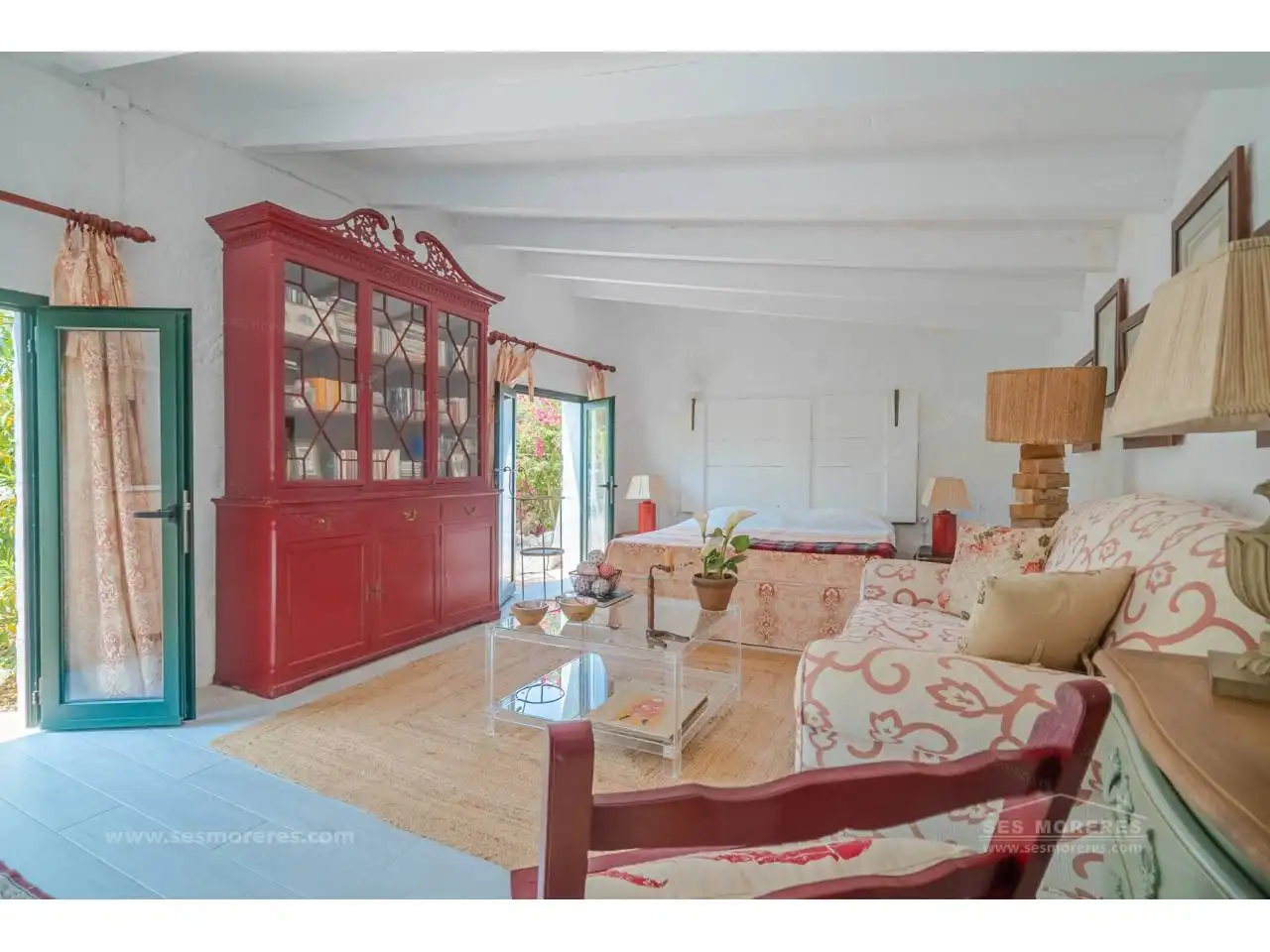 Sala d'estar de Finca rústica en venda en Maó - Mahón amb Jardí privat i Terrassa