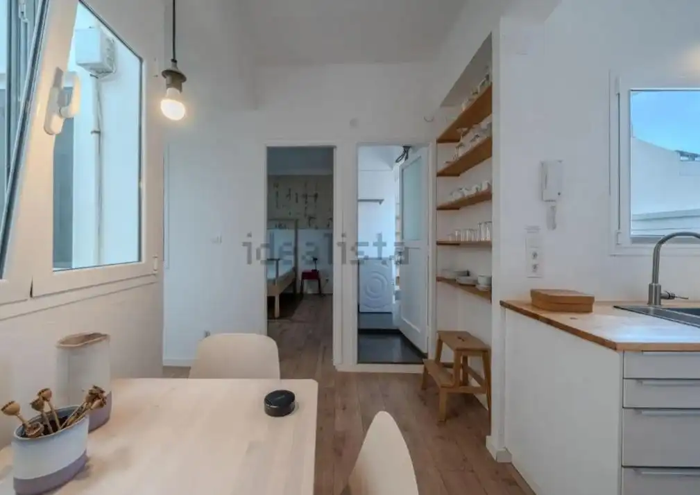 Küche von Wohnung zur Miete in Las Palmas de Gran Canaria mit Parkett und Möbliert