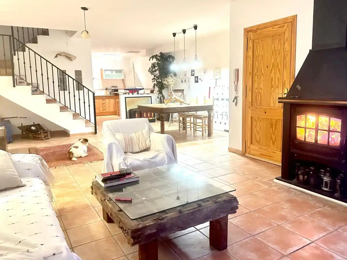 Sala d'estar de Casa adosada en venda en Níjar