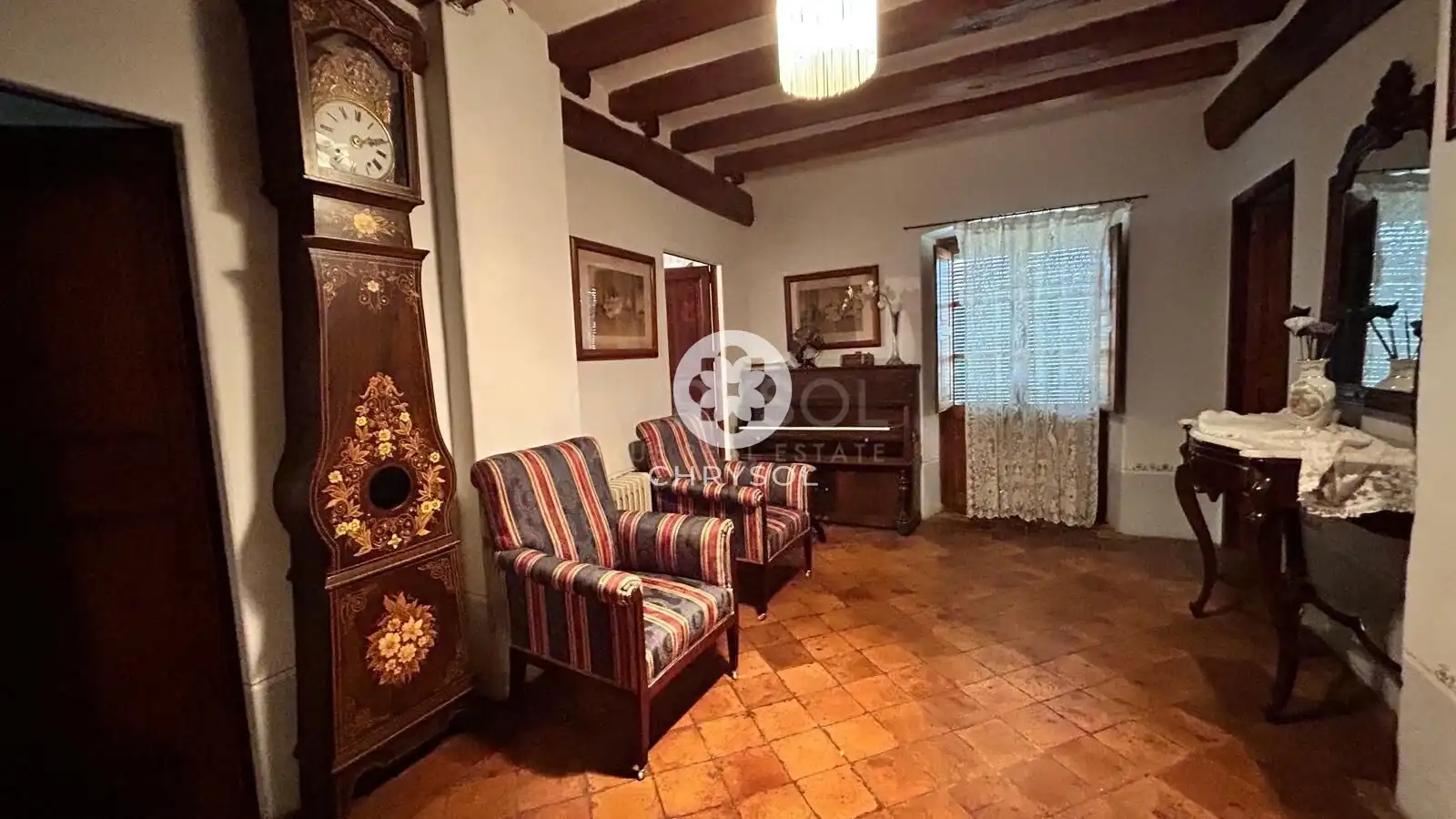Sala de estar de Finca rústica en venta en Mura con Jardín privado y Piscina