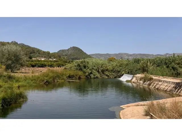 Vista exterior de Casa o xalet en venda en Gandia amb Jardí privat, Terrassa i Piscina