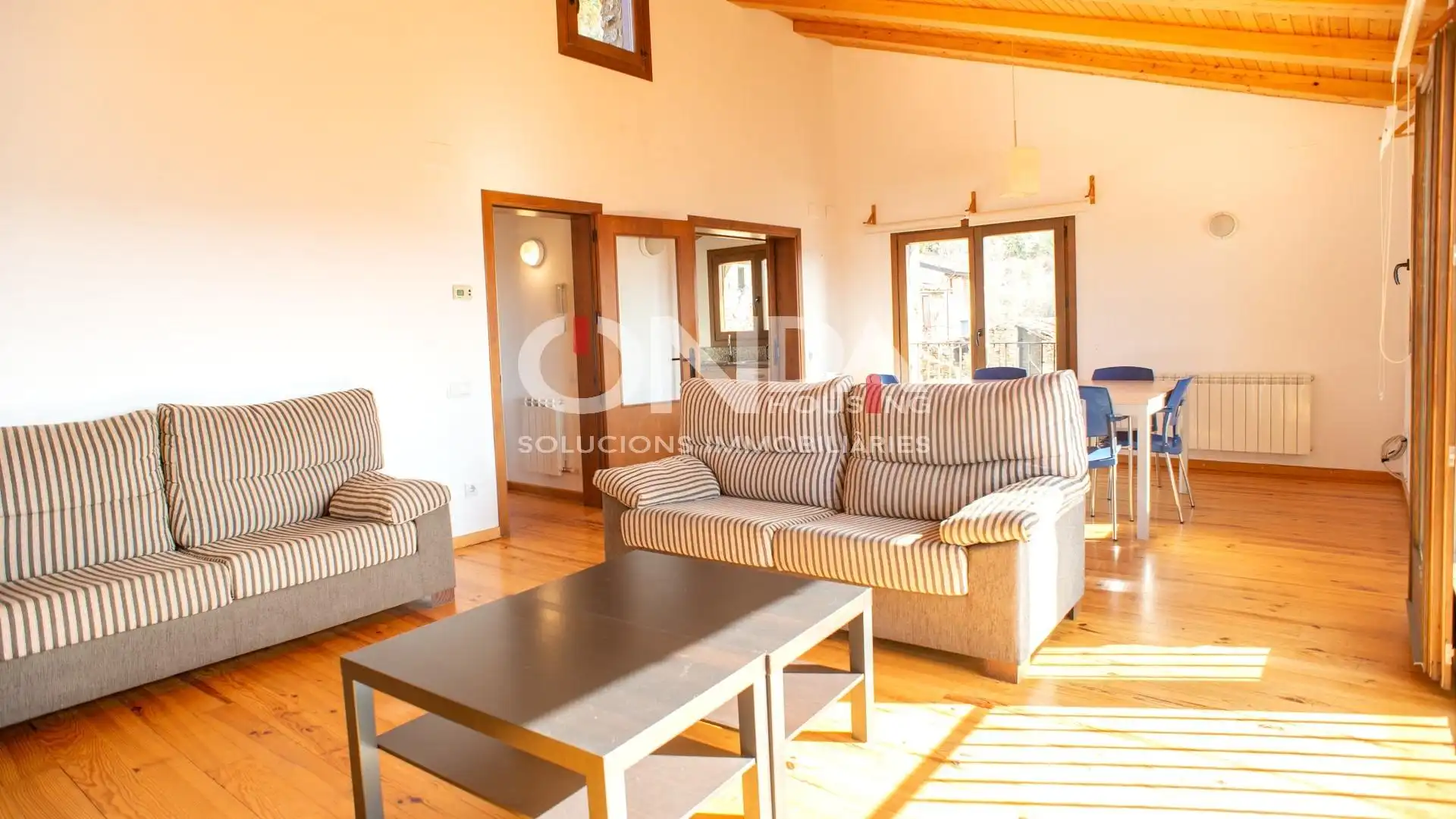 Living room of Houses for sale in El Pont de Suert  with Heating, Private garden and Furnished
