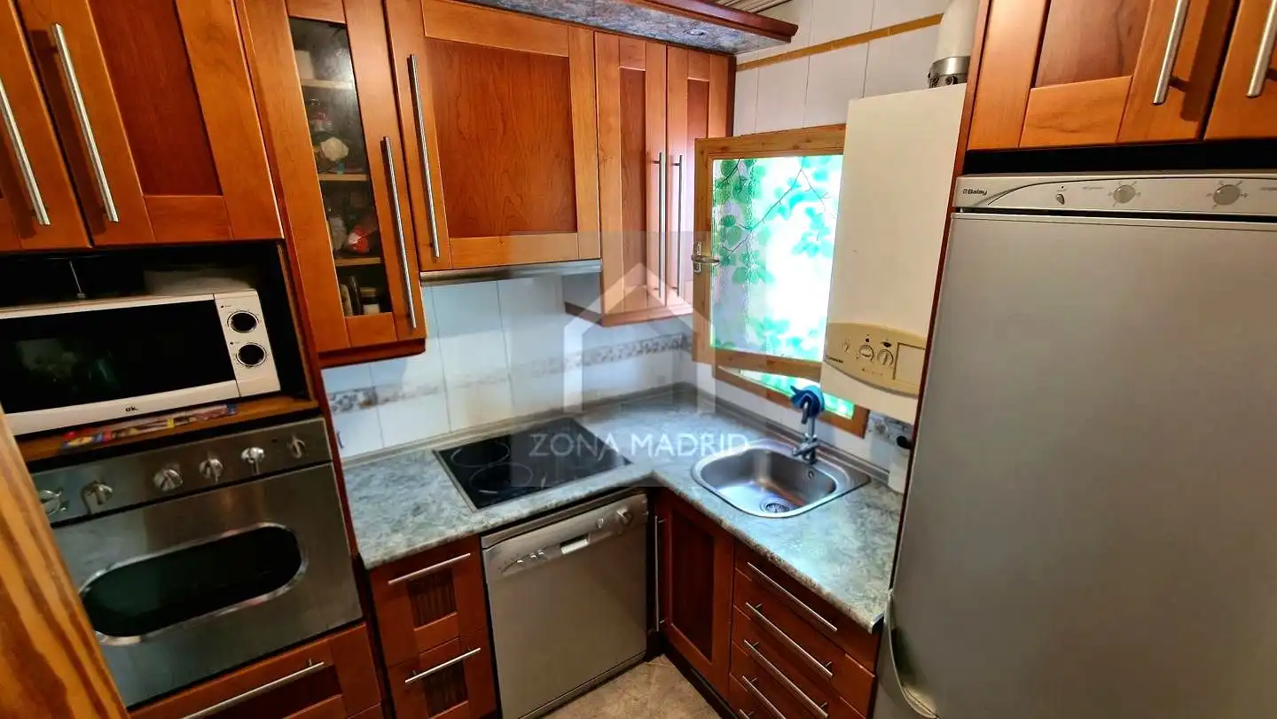 Kitchen of Flat for sale in Madrid  with Air Conditioner and Terrace