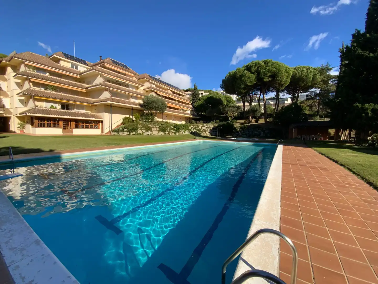 Swimming pool of Flat for sale in Sant Vicenç de Montalt  with Air Conditioner, Heating and Storage room