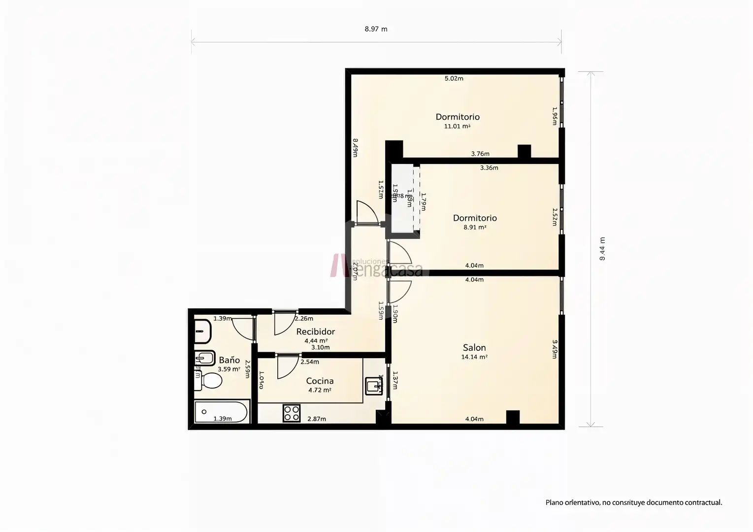 Piso de alquiler en Madrid con Aire acondicionado, Calefacción y Parquet