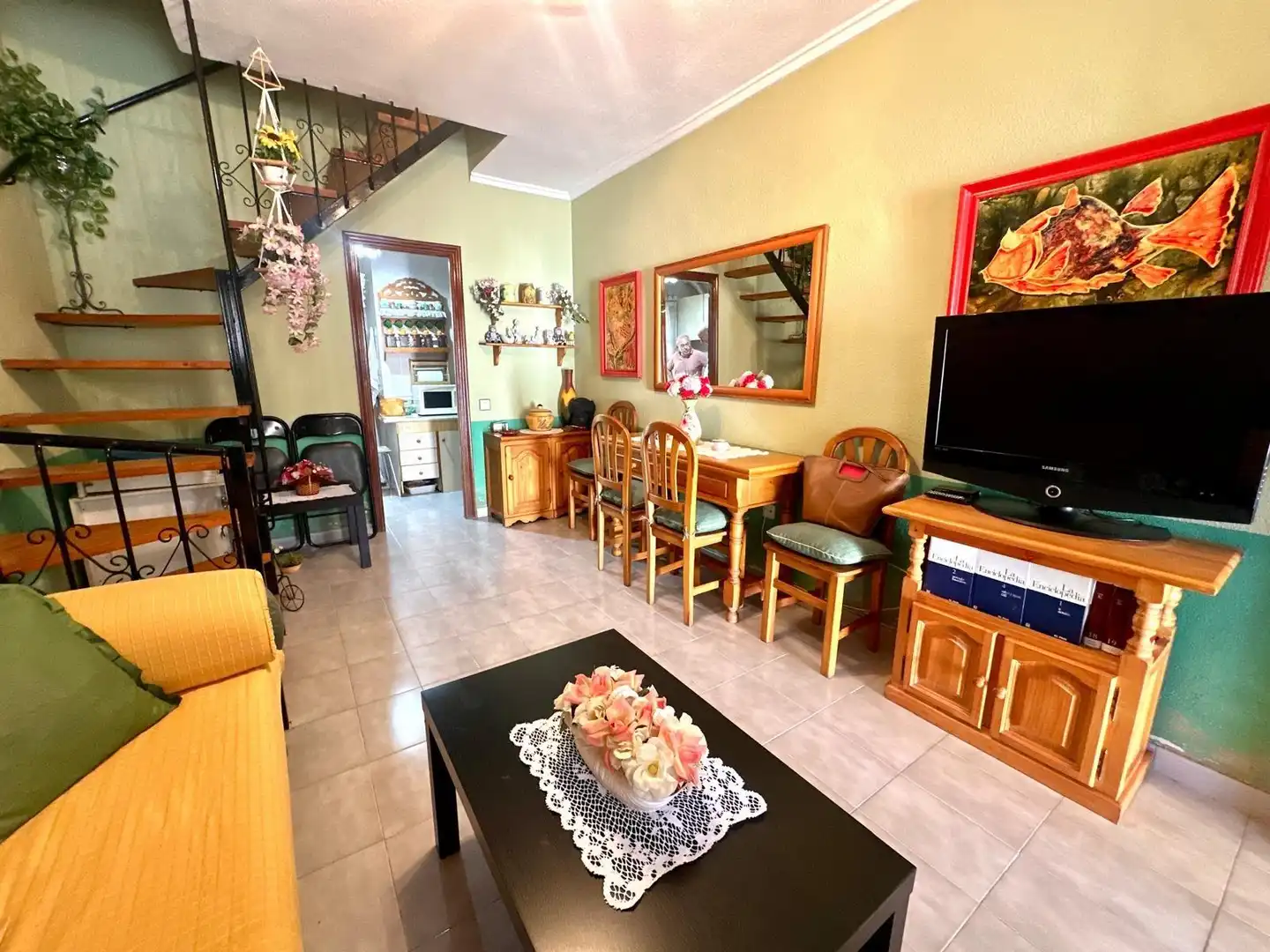 Sala d'estar de Casa o xalet en venda en Centro