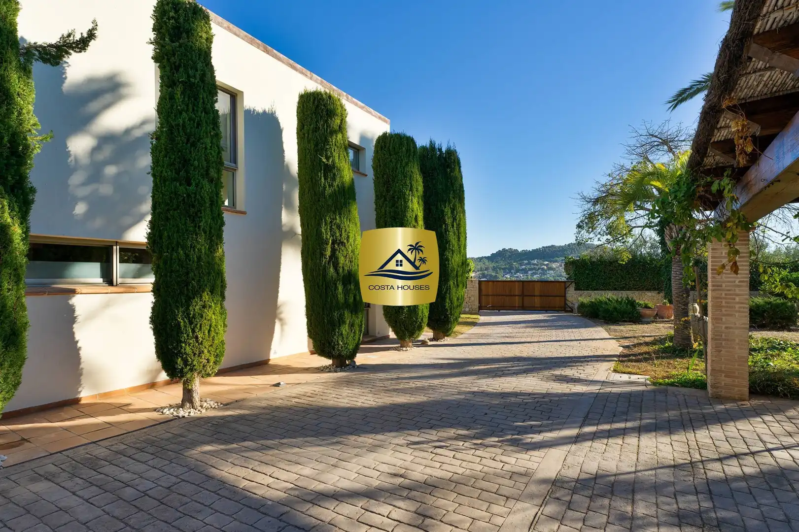 Vista exterior de Casa o xalet en venda en Jávea / Xàbia amb Aire condicionat, Jardí privat i Terrassa